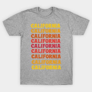 california retro typography T-Shirt